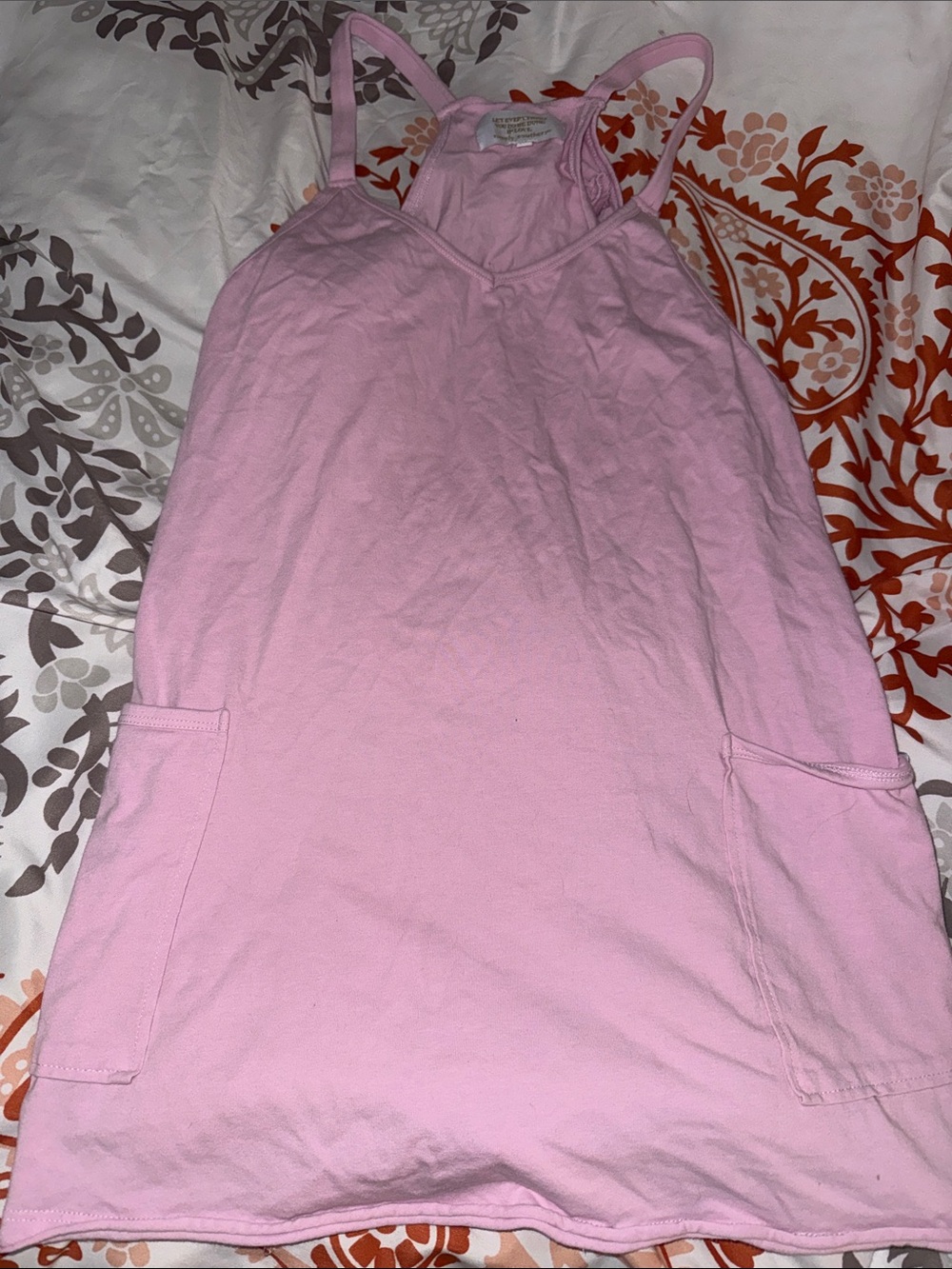 Simply Southern Light Pink Sleeveless Romper